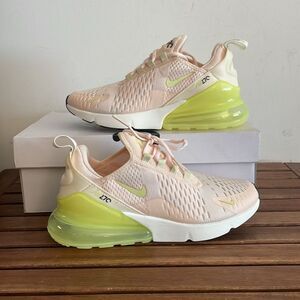Nike Air Max 270 Guava Ice US Women 7/UK 4.5/EU38(AH6789-802）